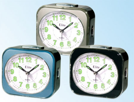 ELITE SVEGLIA ANALOGICA GRIGIA/ GREY ALARM CLOCK