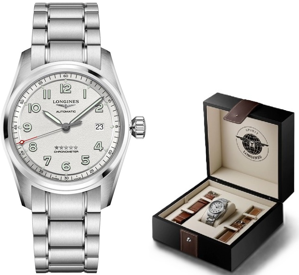 LONGINES - SPIRIT COLLECTION CHRONOMETER SPECIAL PACK 3 STRAPS