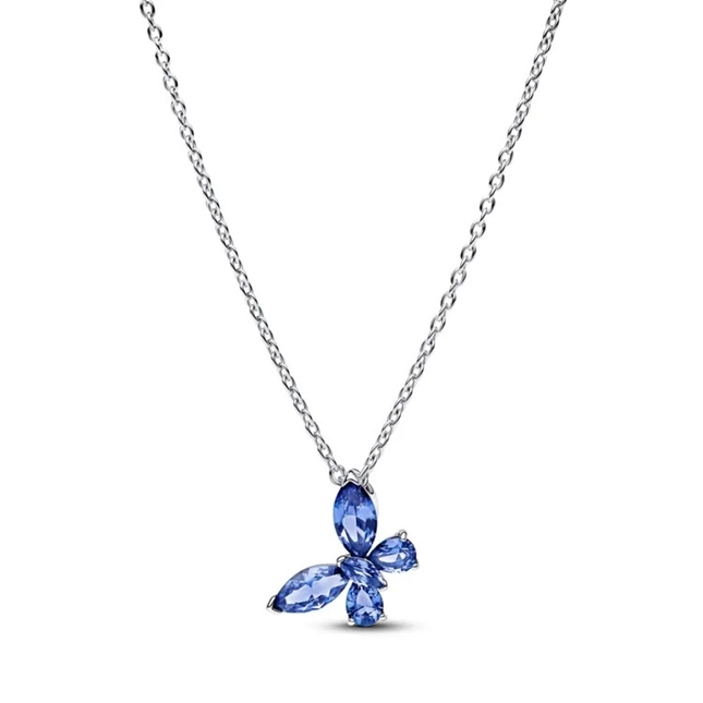 PANDORA JEWELRY Mod. SPARKLING ROUND &amp; SQUARE COLLIER NECKLACE
