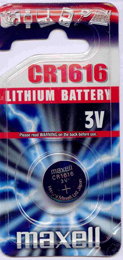 MAXELL BATTERY Ref. CR1616 - 3V