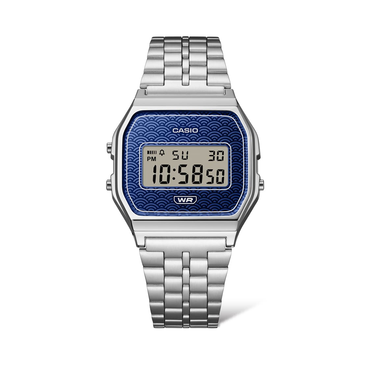 CASIO VINTAGE Mod. ICONIC - TRADITIONAL SEIGAIHA PATTERN Limited Edition - BLUE