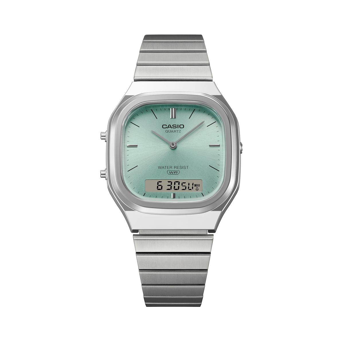 CASIO VINTAGE Mod. EDGY ROUNDED SQUARE - BLUE
