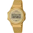 CASIO VINTAGE Mod. ROUND - GOLD MESH
