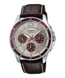 CASIO COLLECTION Mod. MULTIFUNCTION CALENDAR, LEATHER - TWO TONES