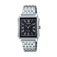 CASIO TIMELESS COLLECTION Mod. TANK - STEEL BLACK