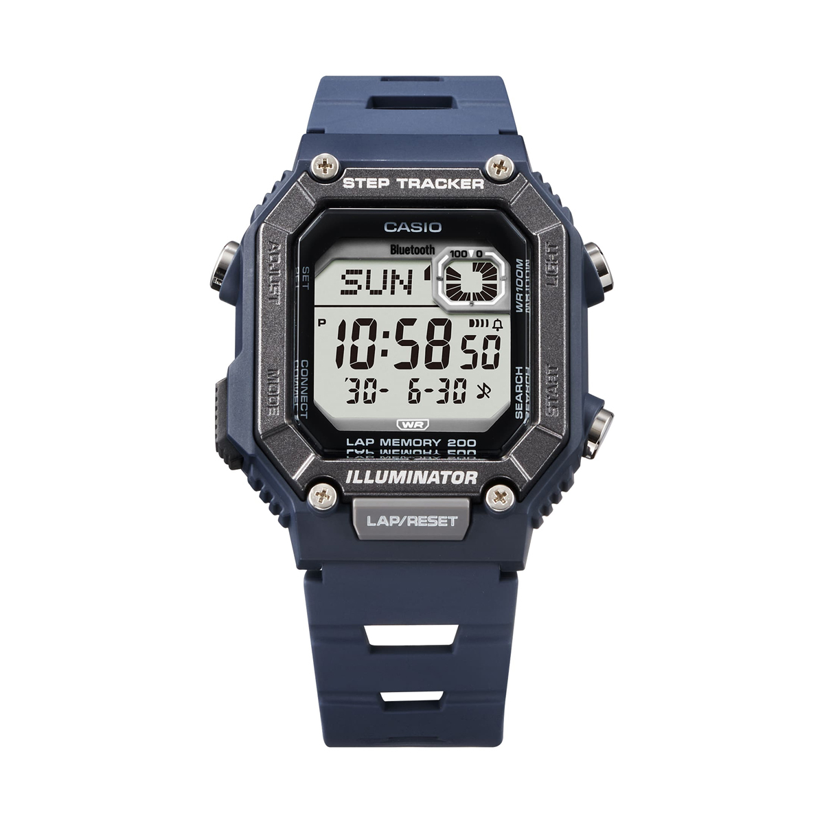 CASIO COLLECTION Mod. STEP TRACKER LAP 200 Bluetooth - BLUE