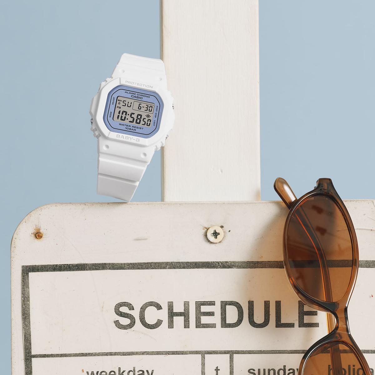 CASIO BABY-G Mod. 560 SPRING COLORS SERIE - LIGHT BLUE