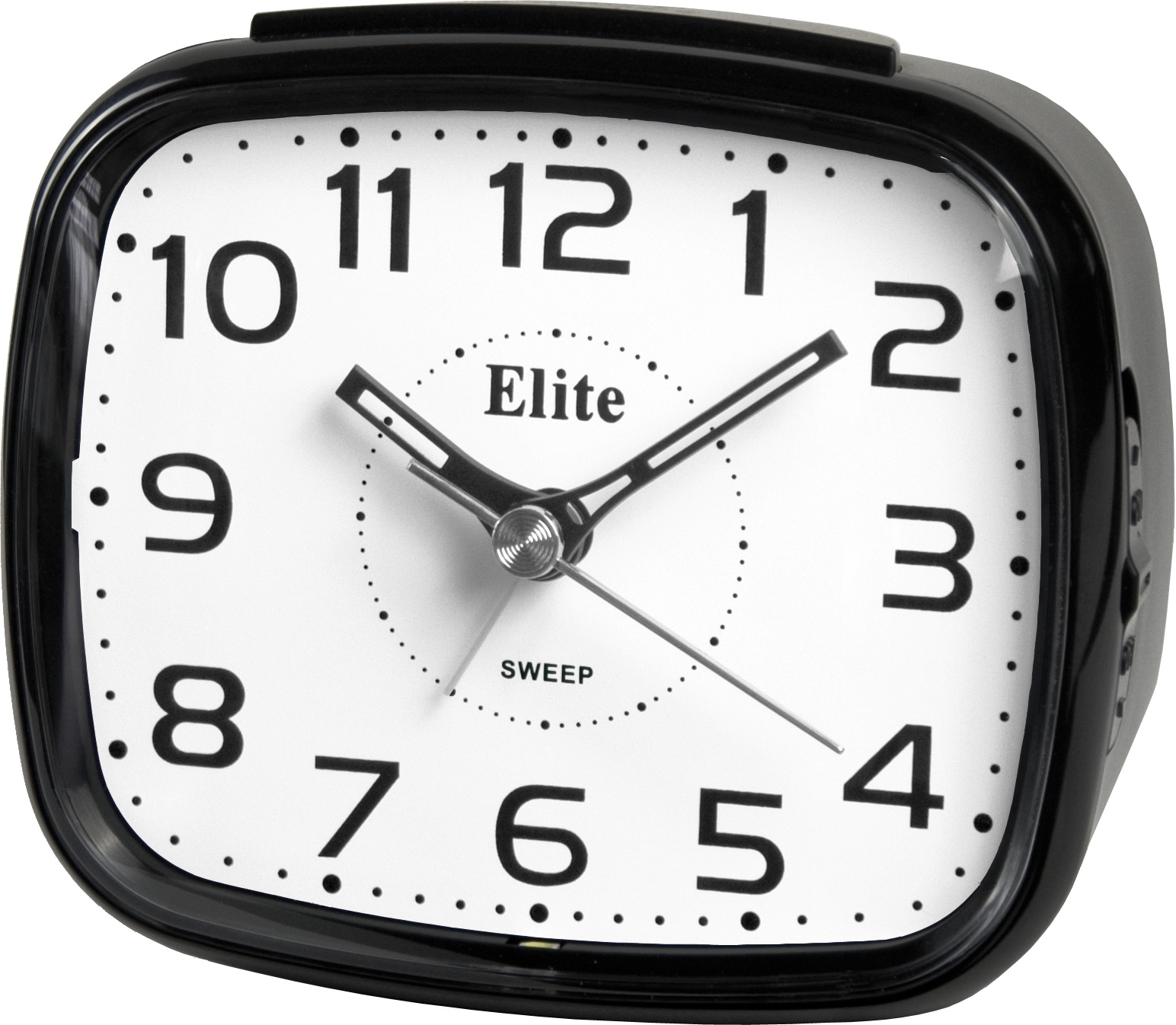 ELITE Sveglia silent con luce LED e snooze - NERO - Silent alarm clock with LED light and snooze - BLACK