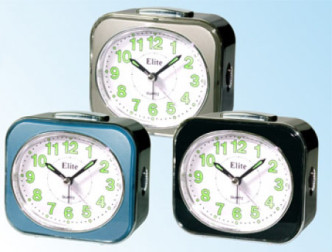 ELITE SVEGLIA ANALOGICA GRIGIA/ GREY ALARM CLOCK