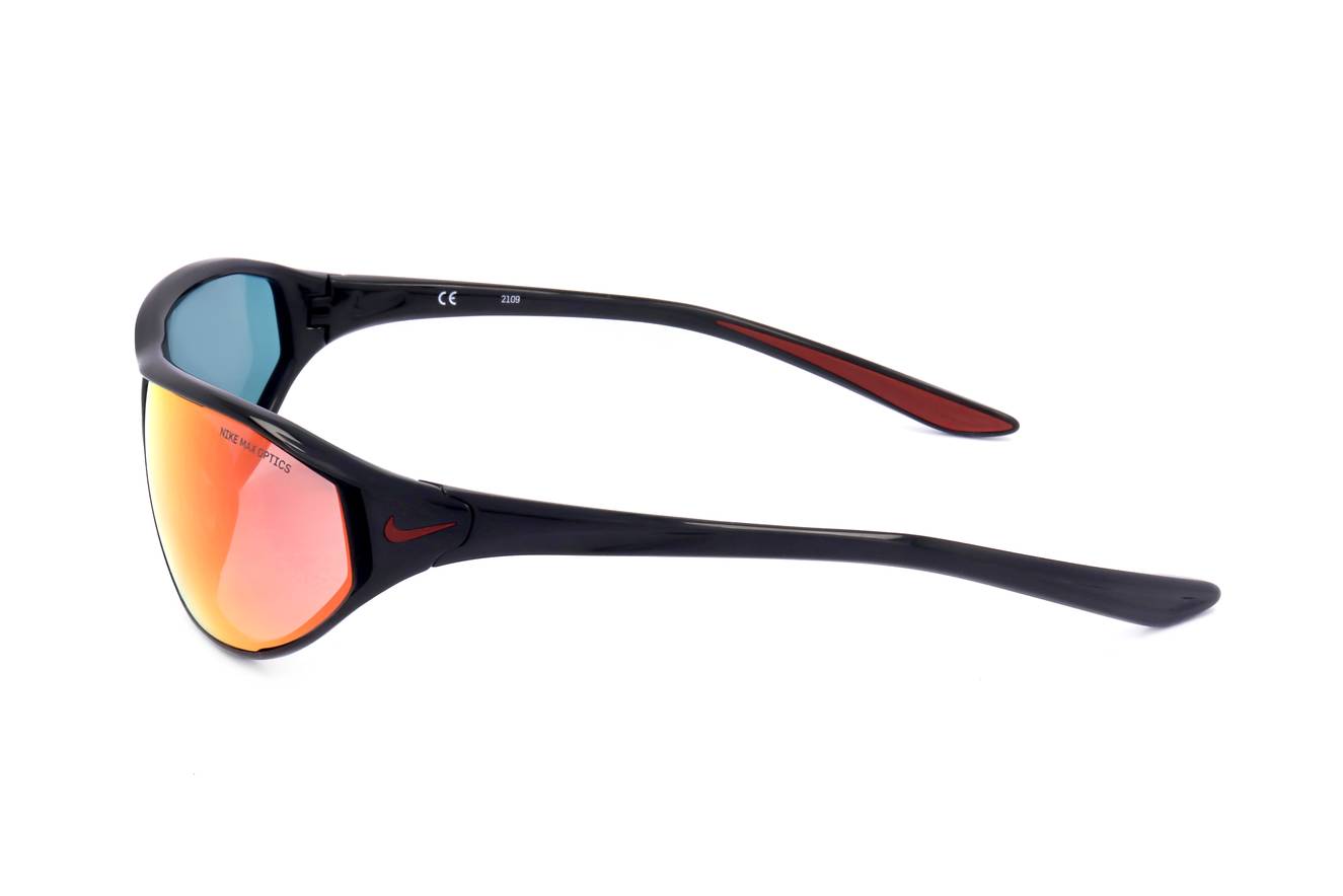 NIKE SUNGLASSES Mod. AERO SWIFT BLACK RED MIRROR - Nike Max Optics lenses