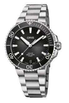 ORIS Mod. AQUIS DATE CALIBRE 400 41,5MM -5 DAYS POWER RESERVE, 300M, CERAMIC BEZEL
