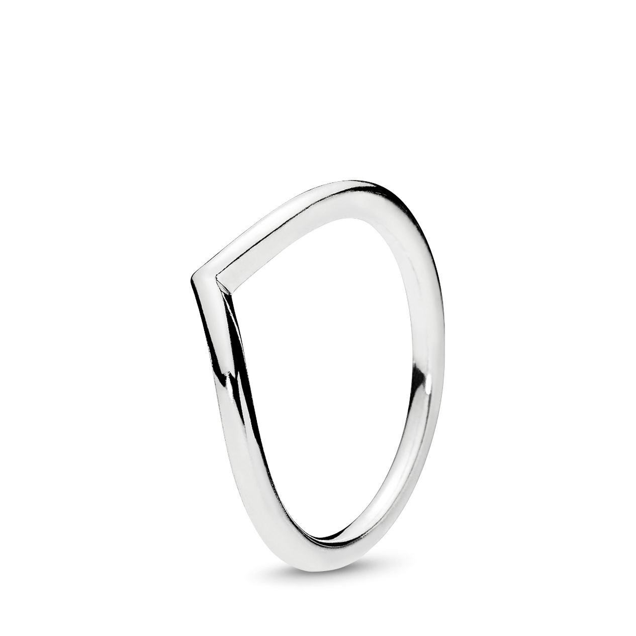 PANDORA Mod. POLISHED WISHBONE RING