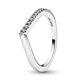 PANDORA JEWELS Mod. TIMELESS WISH HALF SPARKLING RING