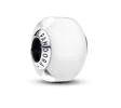 PANDORA Mod. WHITE MINI MURANO GLASS CHARM