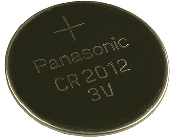 PANASONIC BATTERY Ref. CR2012 - 3V