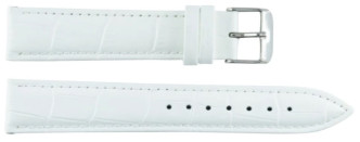 LEATHER Strap White - 16mm