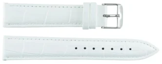 LEATHER Strap White - 18mm