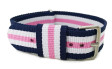 Black/White/Pink - 18mm